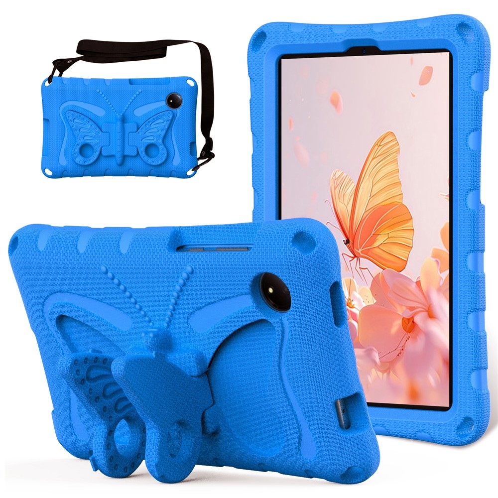 Gyerekek Pillangó EVA tartós tok pánttal Xiaomi Redmi Pad SE 8.7 tablethez - sötétkék