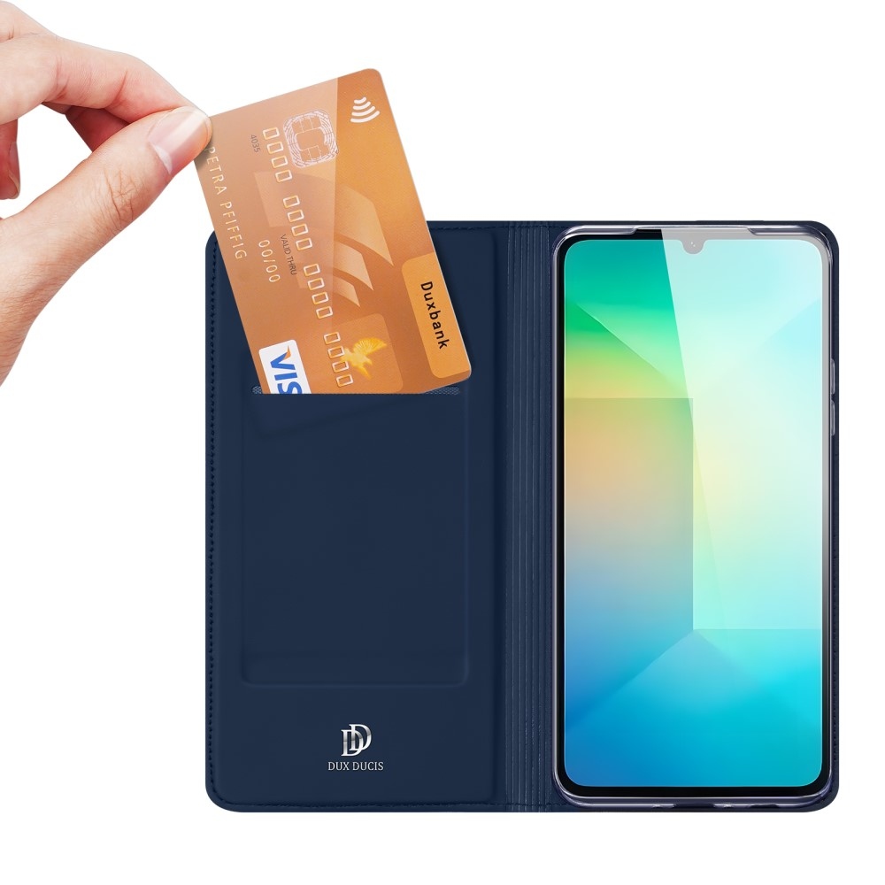 DUX könyvtáska Samsung Galaxy A26 5G - sötétkék színben