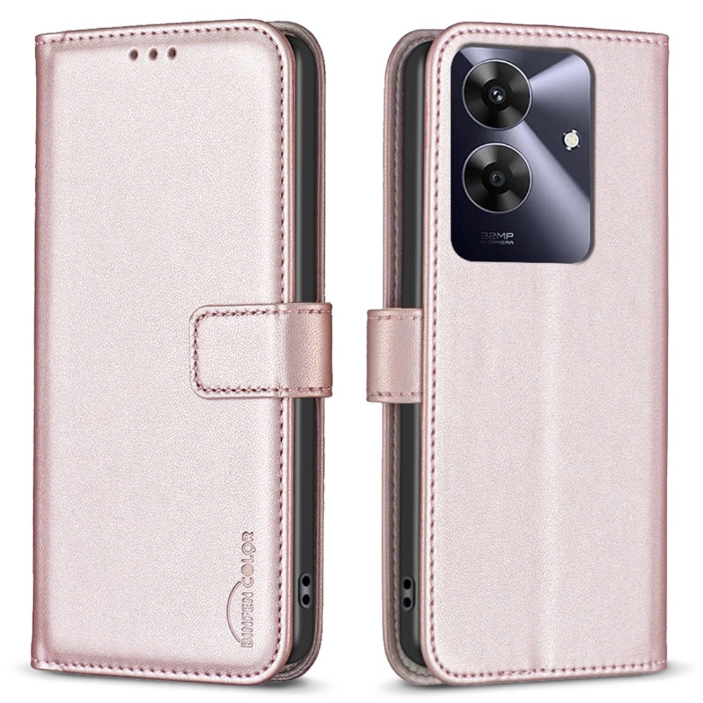 BNF könyvtáska a Realme Note 60-hoz - rózsaarany színben