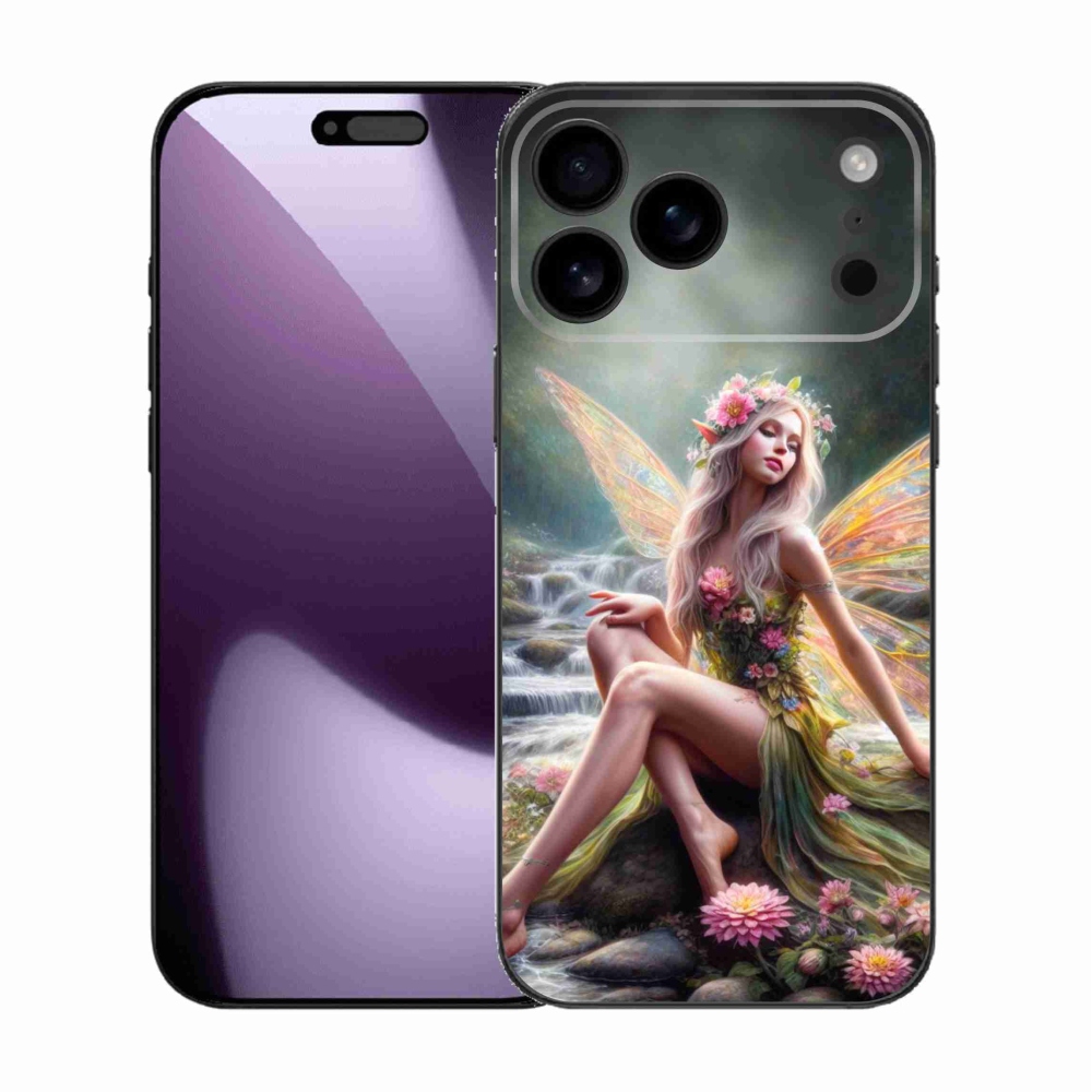 Zselés borítás mmCase iPhone 17 Pro Max készülékhez - pillangó nő 1