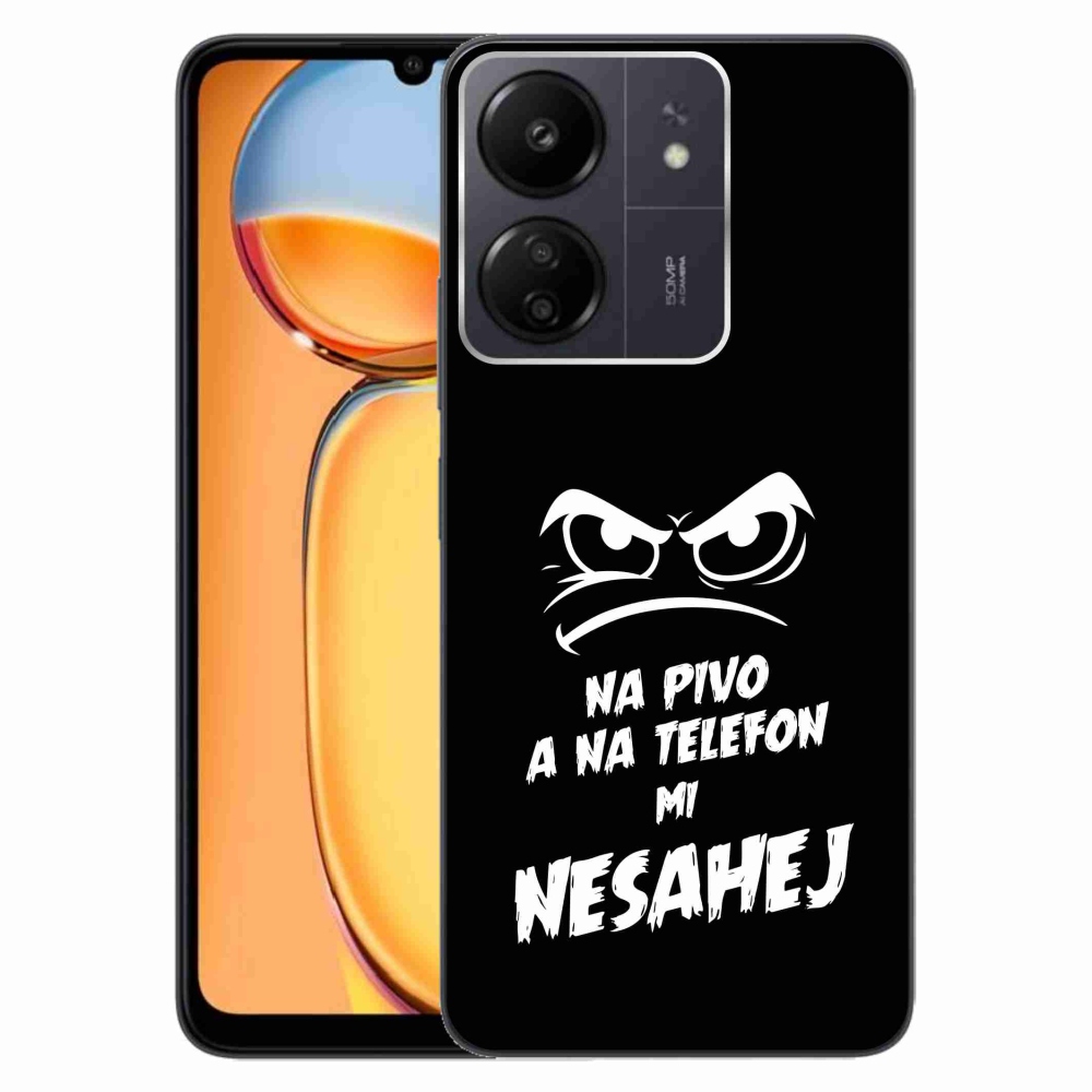 Gél borítás mmCase a Xiaomi Poco C65/Redmi 13C - sör motívum 2 fekete háttérrel