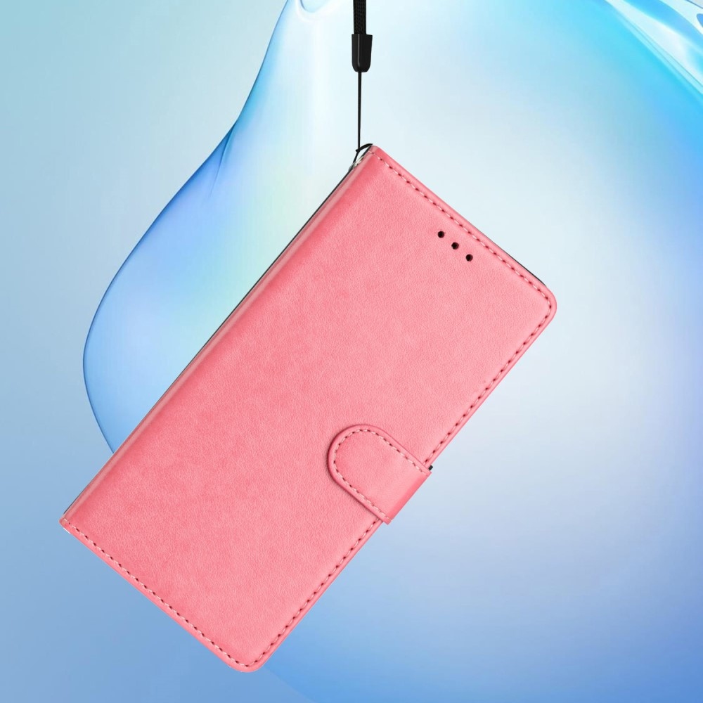 Vérrögök könyv tok Samsung Galaxy S25 Edge készülékhez - rózsaszín