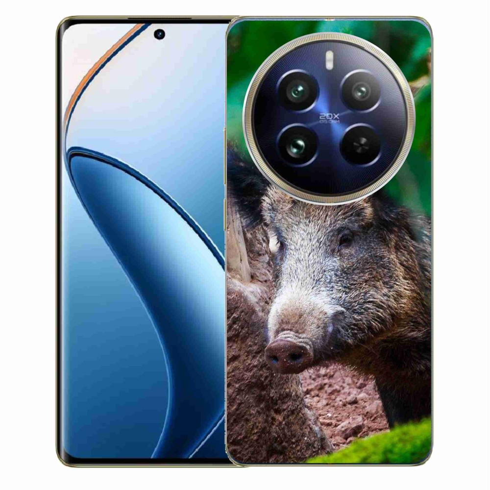 Gél borítás mmCase a Realme 12 Pro 5G/12 Pro+ 5G modellhez - vaddisznó