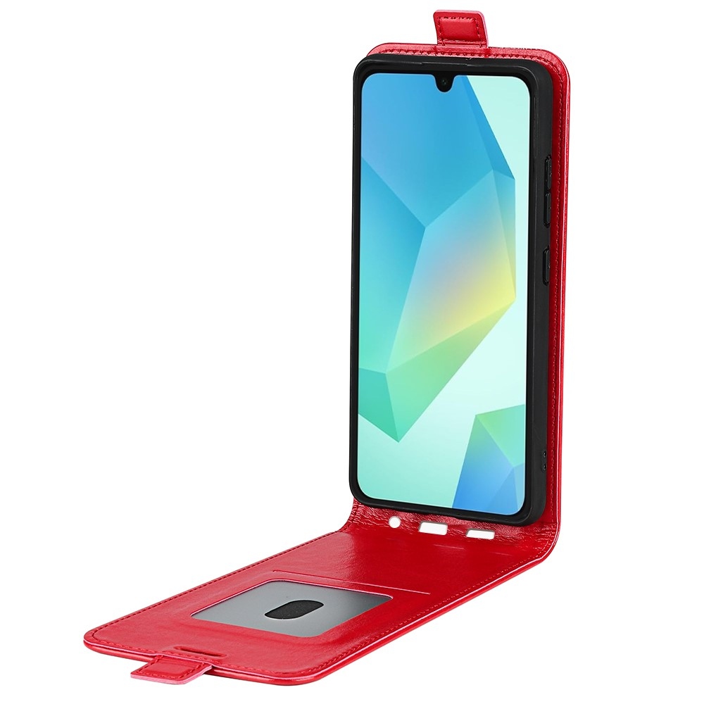 Függőleges könyvtáska Samsung Galaxy A17 5G - piros