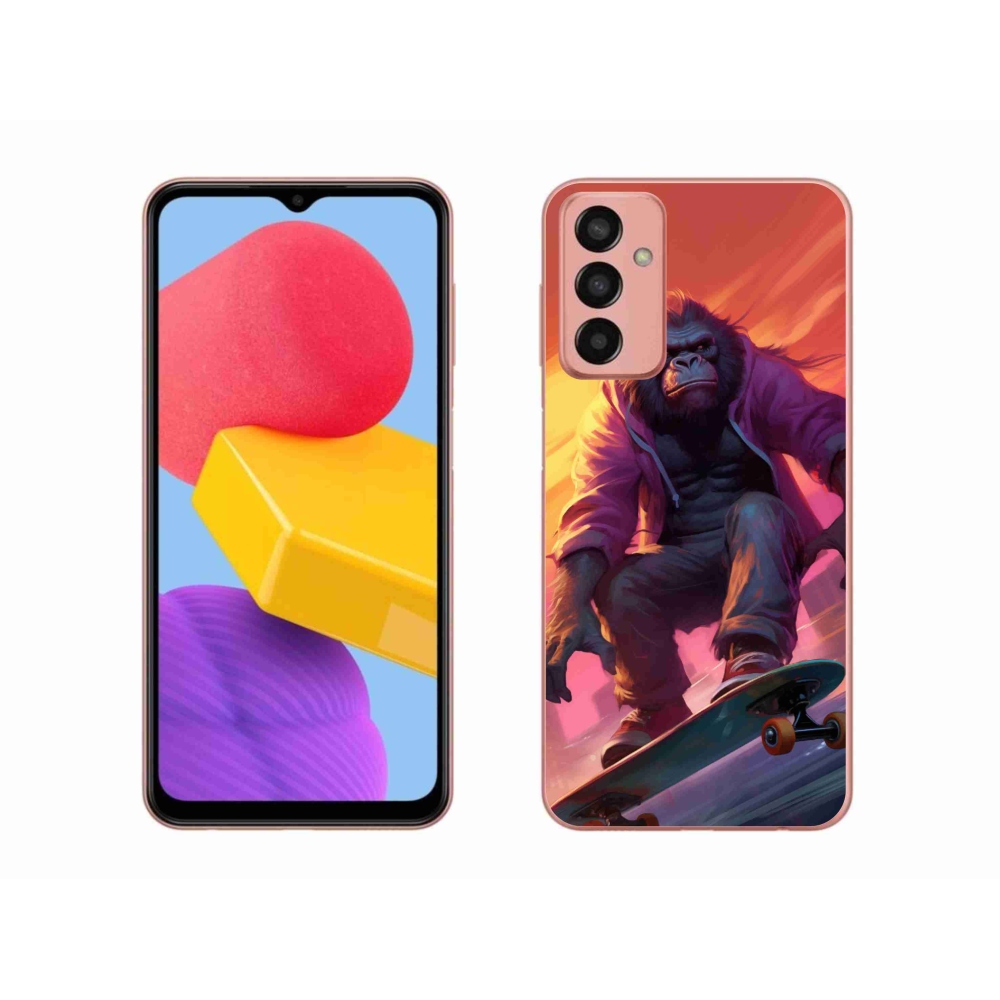 Zselés borítás mmCase Samsung Galaxy M13-hoz - gorilla gördeszkán