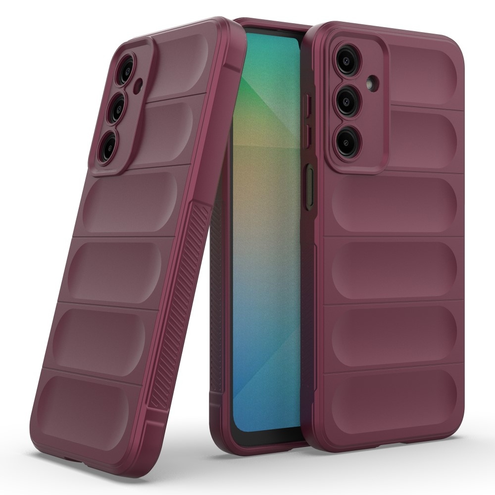 Rugg tartós zselés tok Samsung Galaxy A16 4G/5G készülékhez - bordó színű