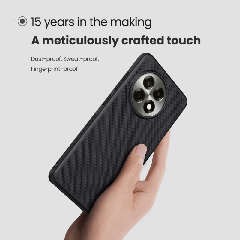 Nillkin Super Frosted PRO hátlap a OnePlus 13R számára Fekete