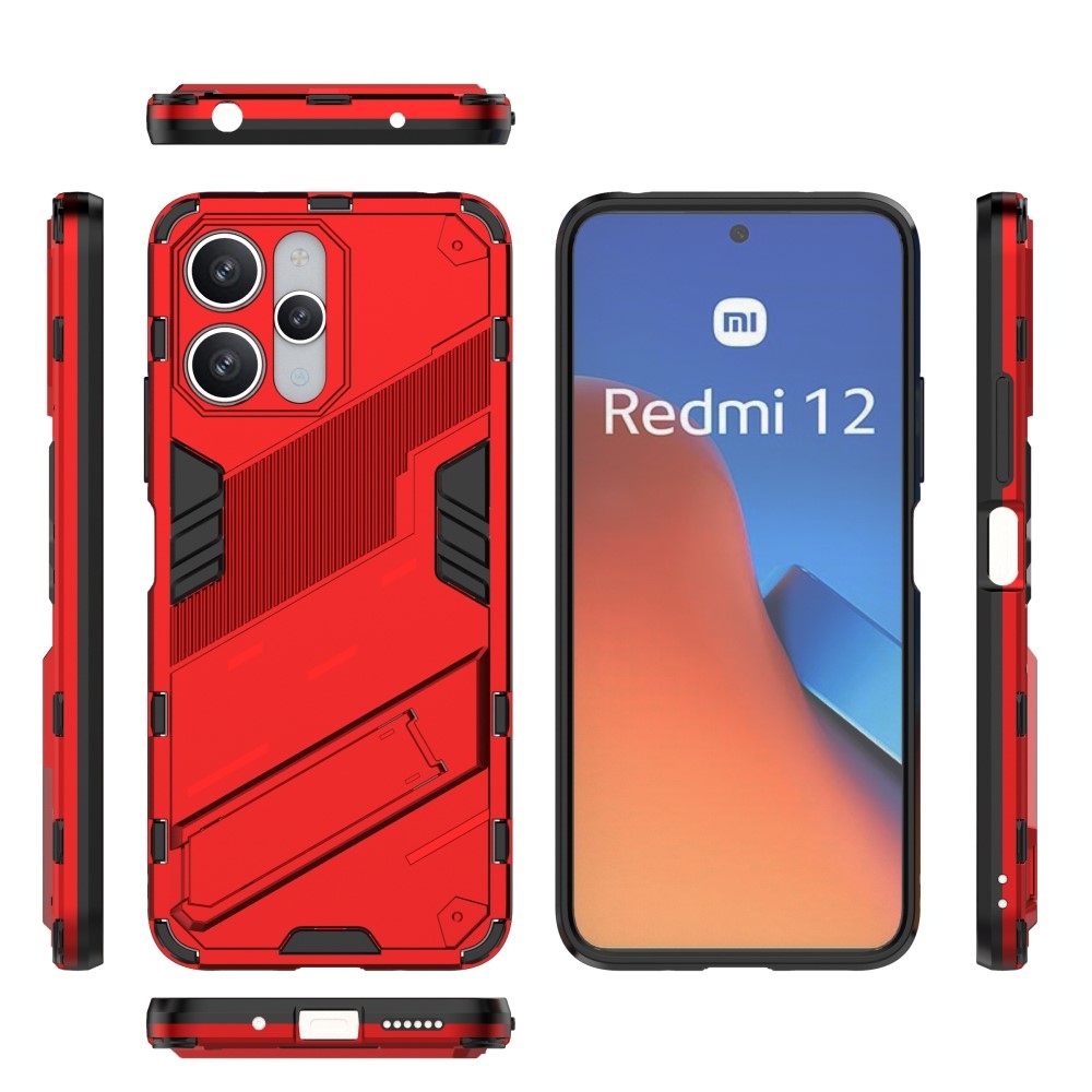 Tartós borítás Xiaomi Redmi 12 4G/5G készülékhez - piros