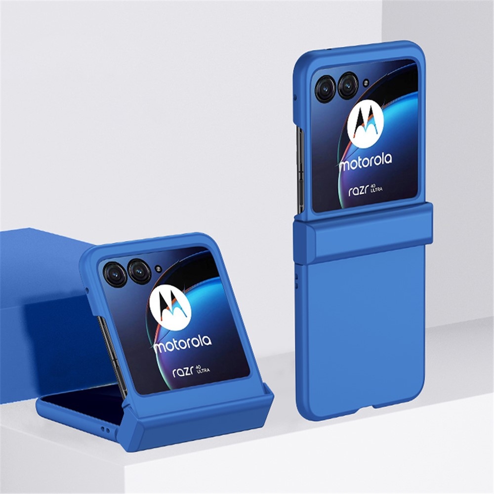 Kemény műanyag borítás a Motorola Razr 40 Ultra 5G készülékhez - sötétkék színben