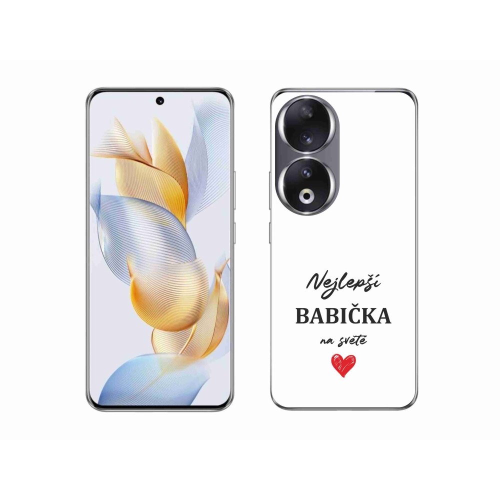 Gél borítás mmCase a Honor 90 készülékhez - Best Grandma 1 fehér háttér