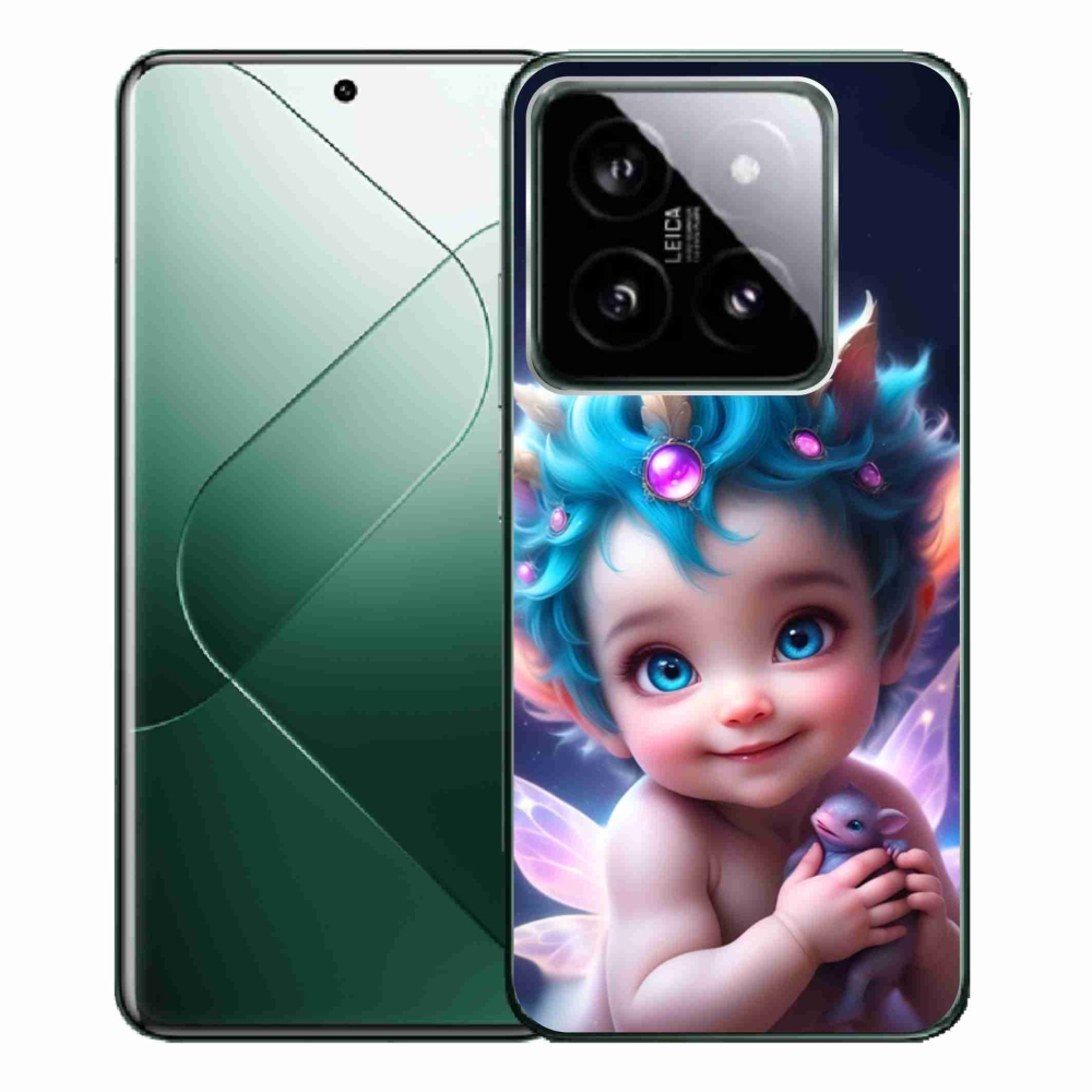Gél borítás mmCase a Xiaomi 14 Pro-hoz - baba pillangószárnyakkal