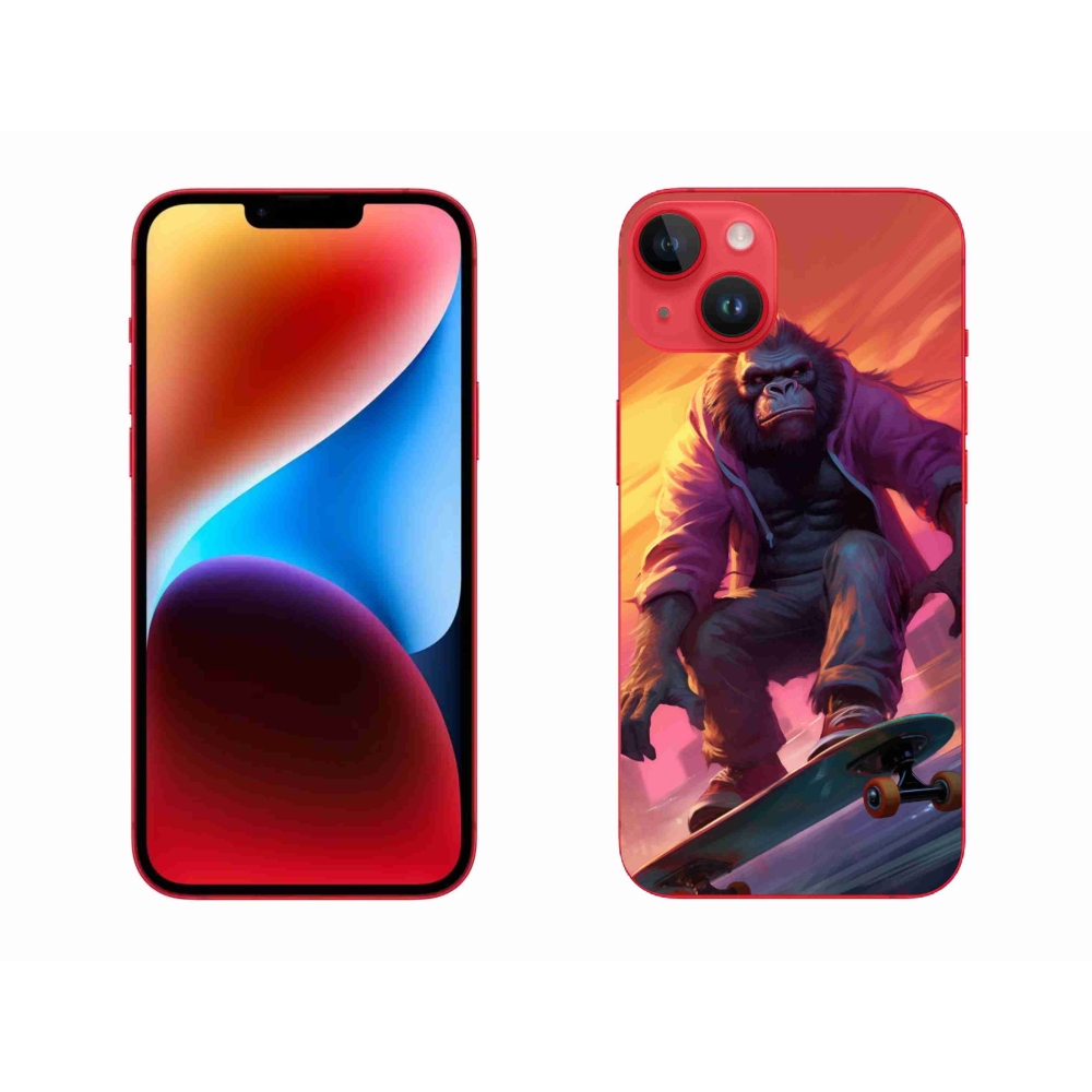 Zselés borítás mmCase iPhone 14 Plus készülékhez - gorilla gördeszkán