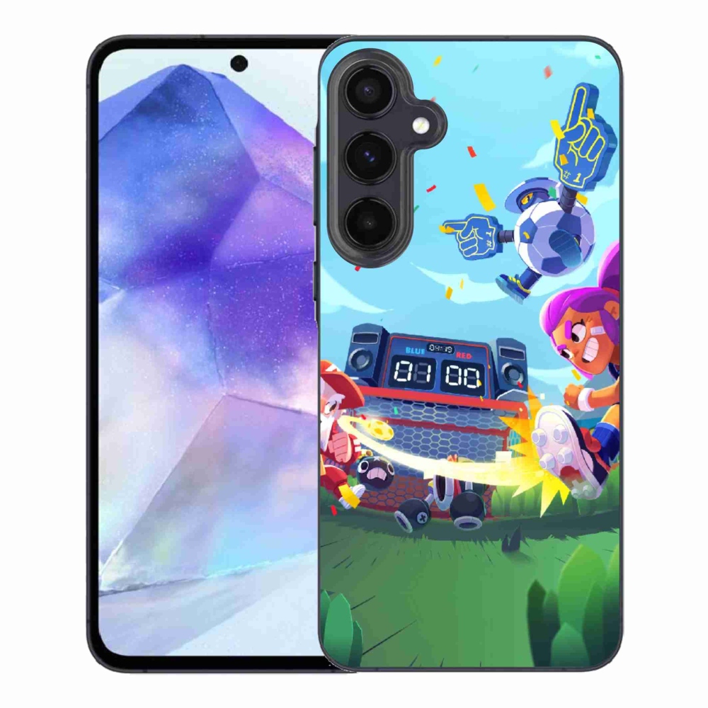Gél borítás mmCase Samsung Galaxy A55 5G - verekedős csillagok 1