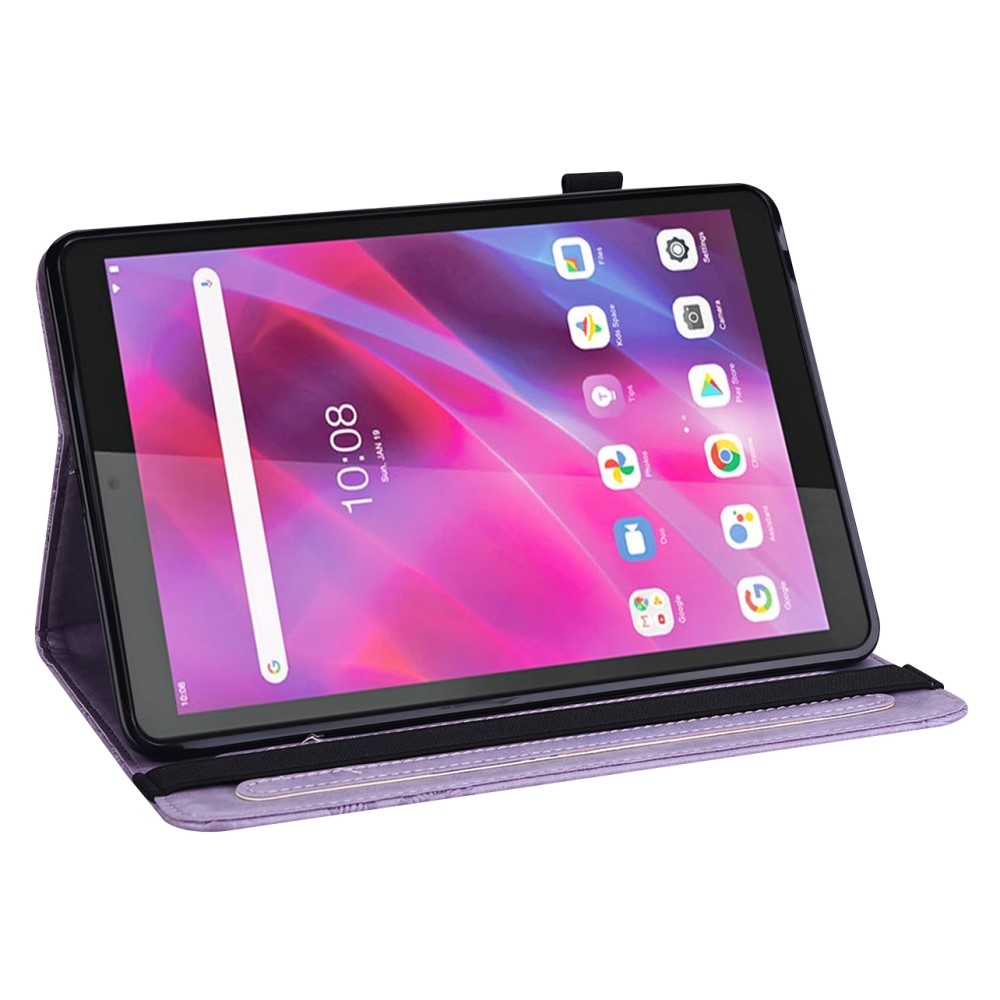 Virágos tok a Lenovo Tab M8 4. generációs (2024) Lenovo Tab M8-hoz - lila