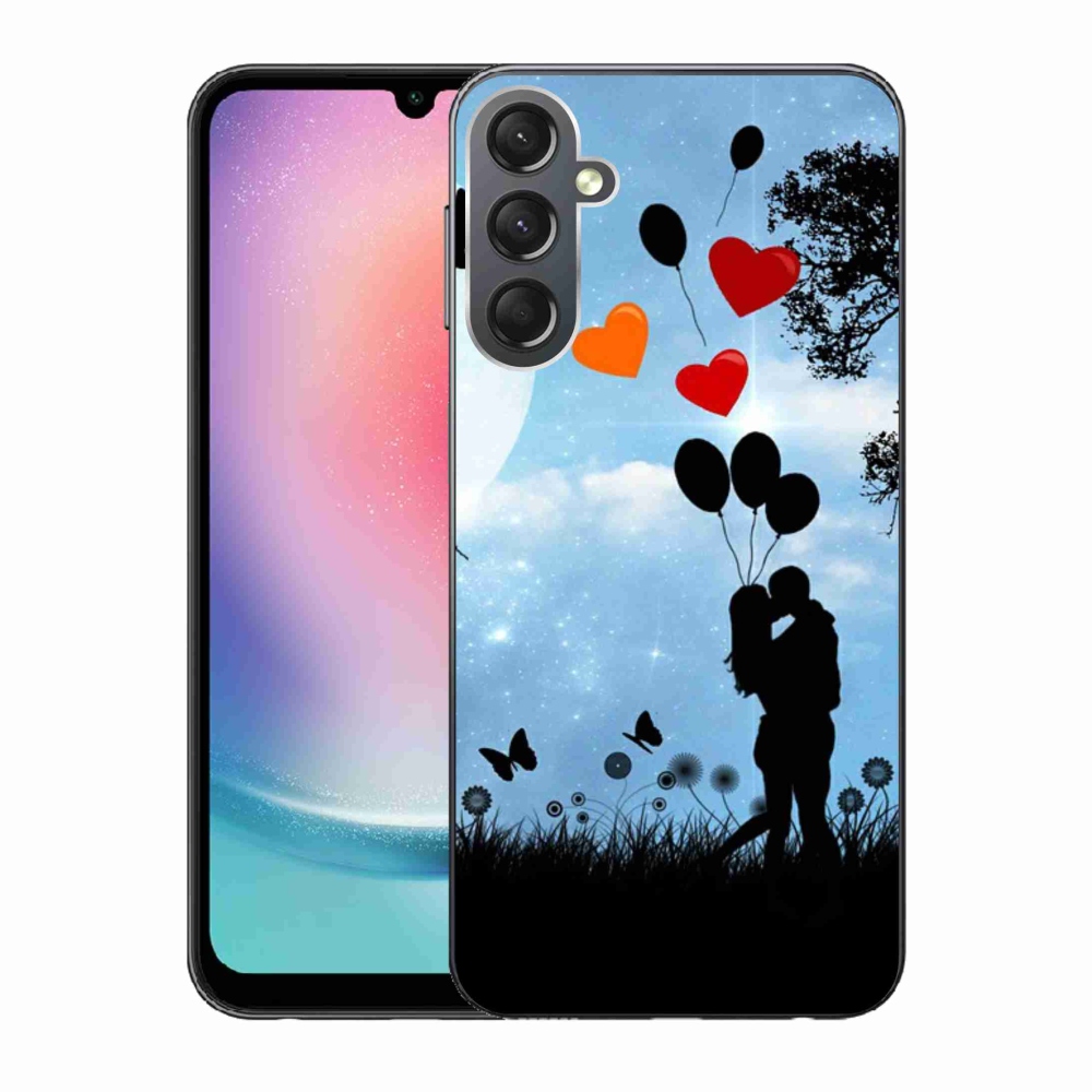 Gél tok mmCase a Samsung Galaxy A24 készülékhez - szerelmespár