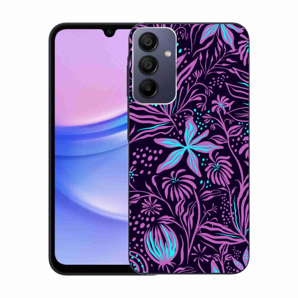 Gél borítás mmCase Samsung Galaxy A15 4G/5G - virágok 2