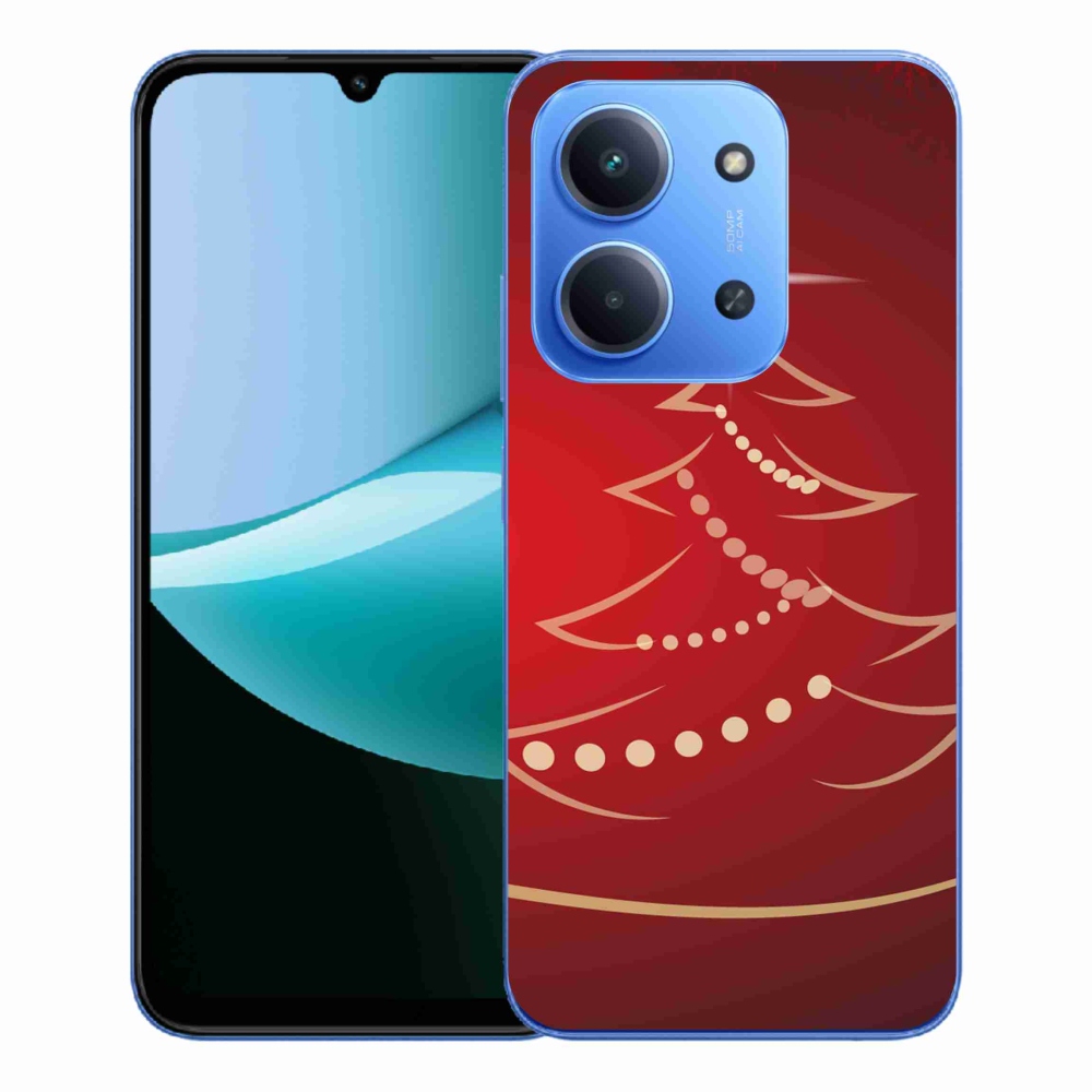 Gél borítás mmCase a Xiaomi Redmi 15C 4G/5G (173mm) - karácsonyfa karikatúra karácsonyfa