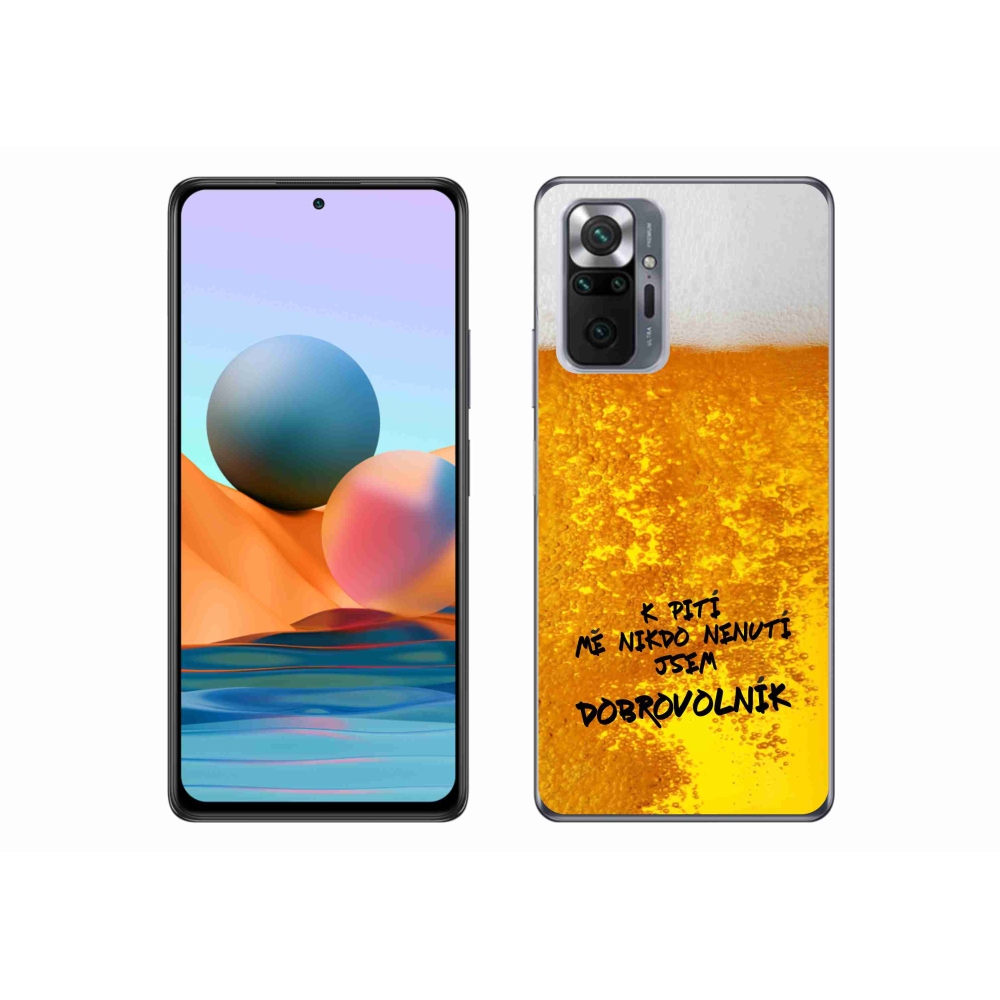Gél borítás mmCase a Xiaomi Redmi Note 10 Pro számára - sör motívum 4