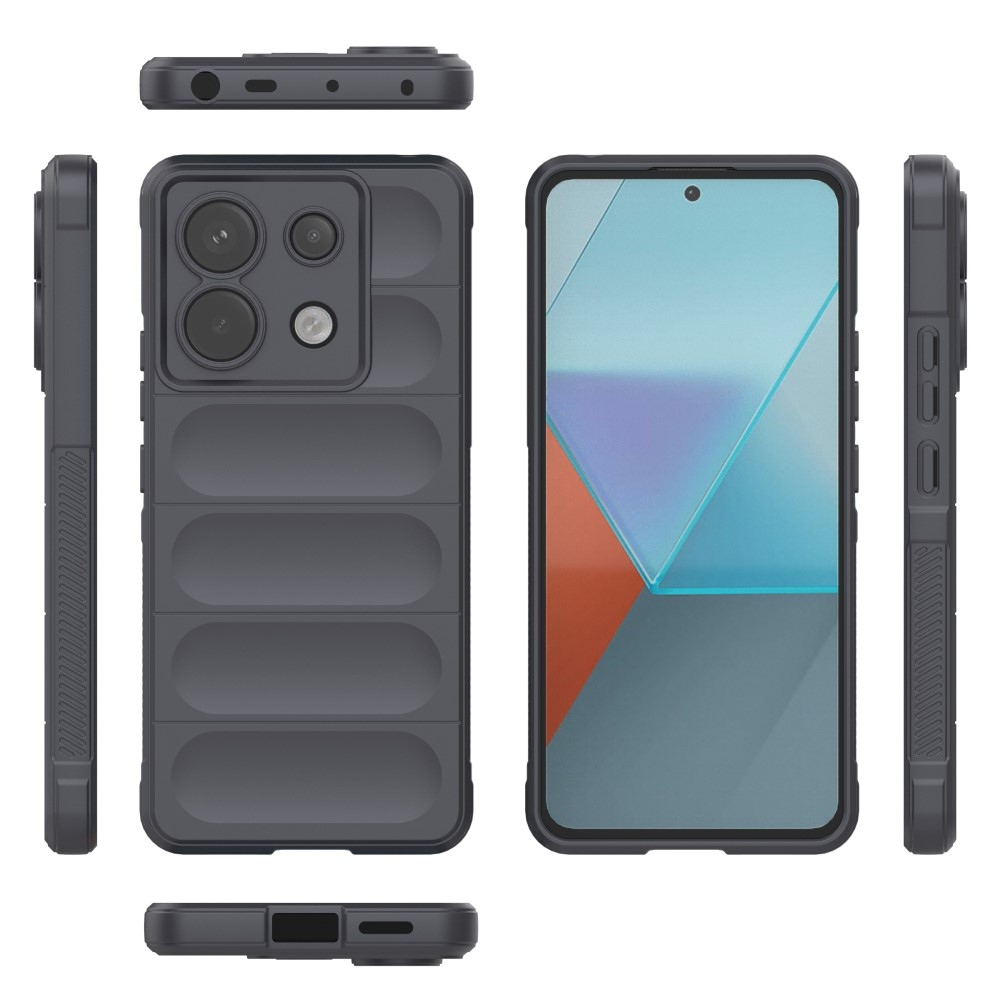 Rugg tartós zselés tok Xiaomi Redmi Note 13 Pro 5G/Poco X6 5G - sötétszürke