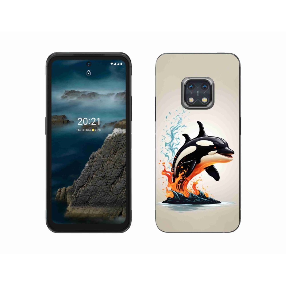Zselés borítás mmCase a Nokia XR20 készülékhez - írisz
