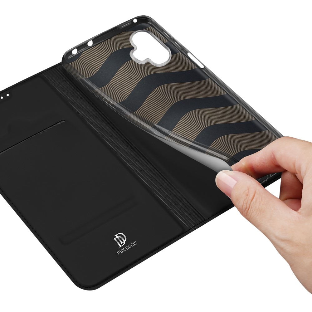 DUX könyvtáska Samsung Galaxy Xcover 7 Pro készülékhez - fekete