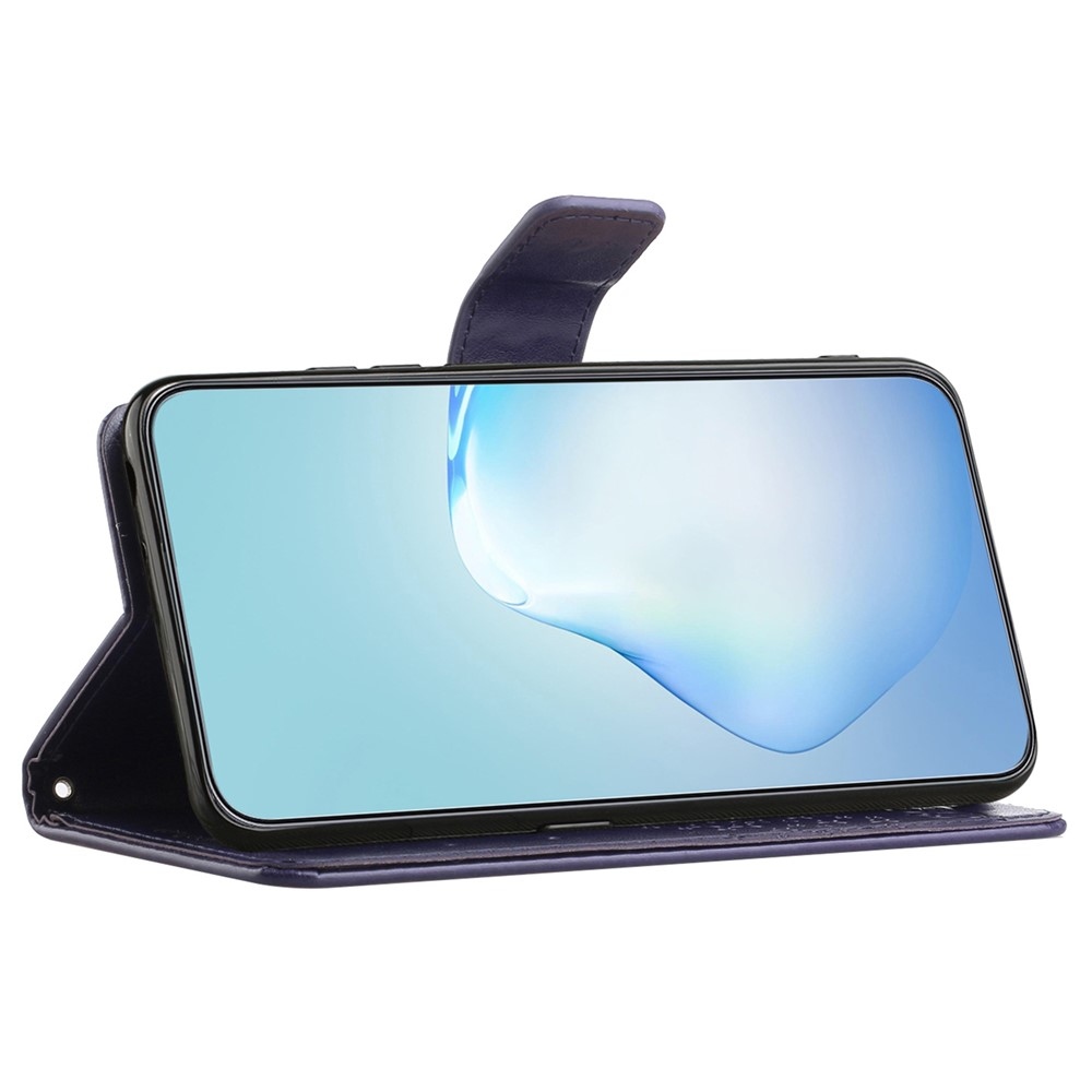 Fa könyv tok Samsung Galaxy A07 4G - sötét lila