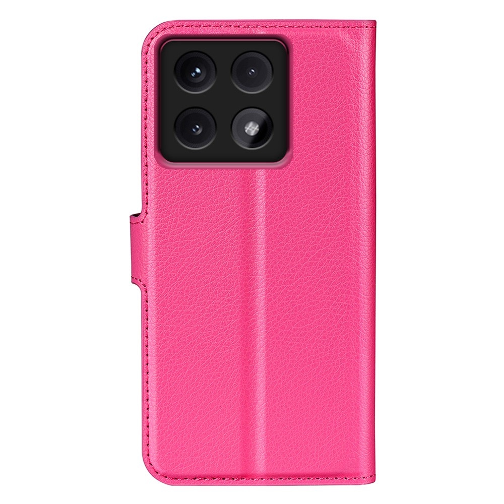 Litchi könyv tok a Xiaomi 14T Pro-hoz - rózsaszínű
