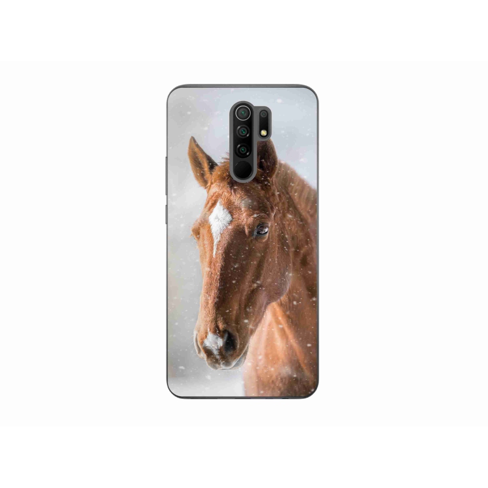 Gél borítás mmCase a Xiaomi Redmi 9-hez - barna ló 2