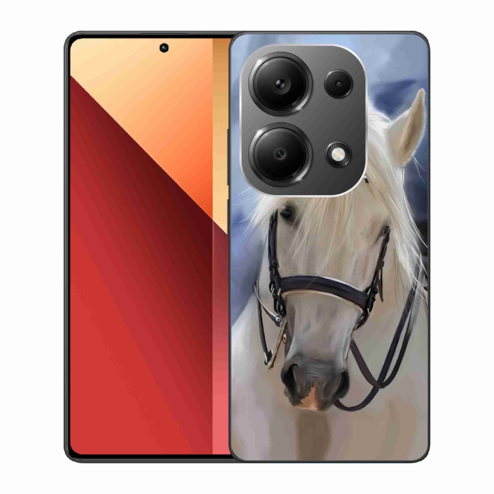 Gél borítás mmCase a Xiaomi Redmi Note 13 Pro 4G/Poco M6 Pro - fehér lóhoz