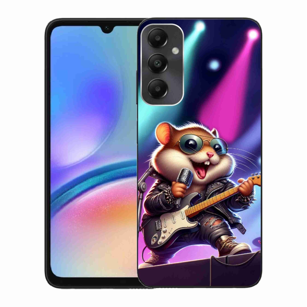 Gél borítás mmCase Samsung Galaxy A05s készülékhez - hörcsög hintalóval