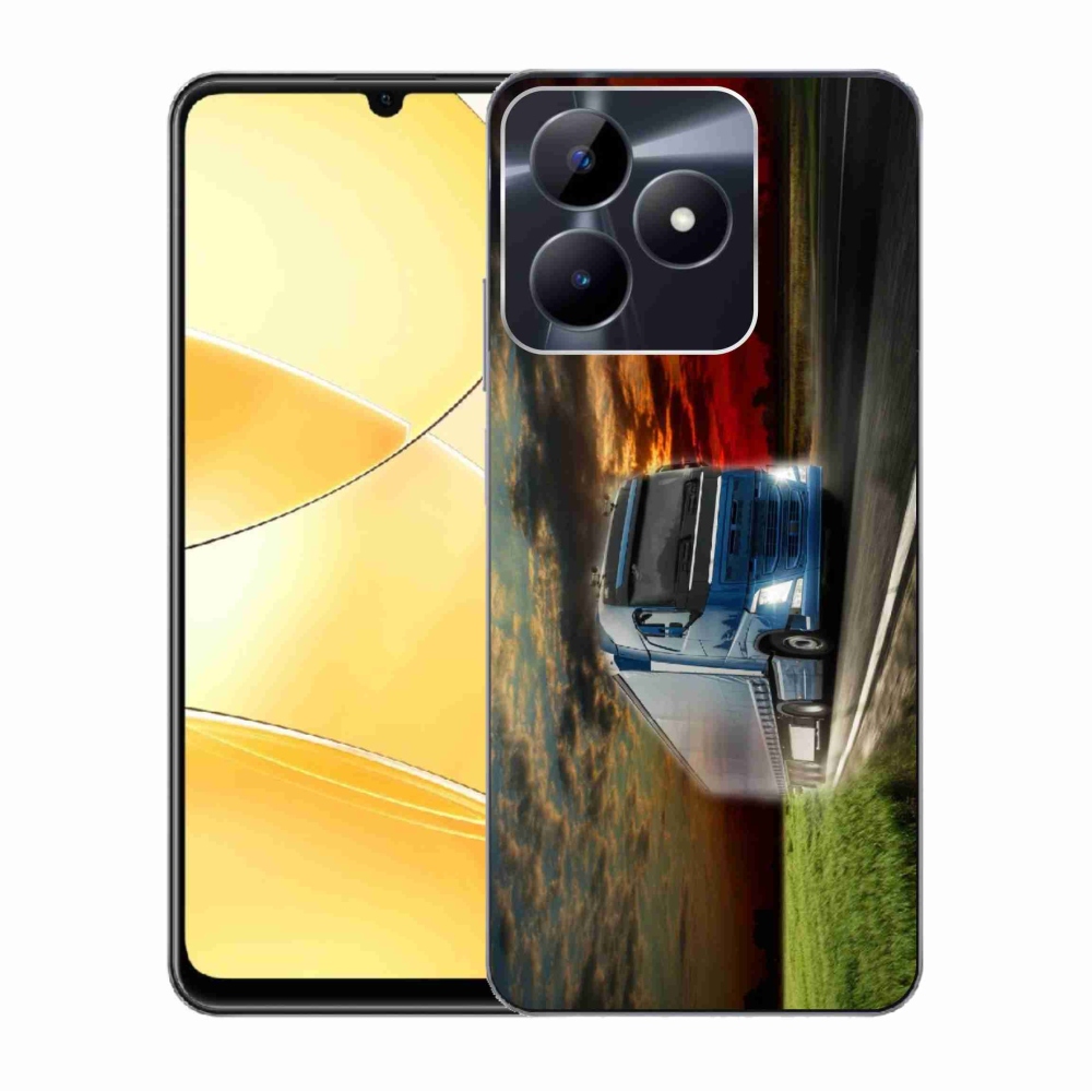 Zselés borítás mmCase a Realme C51/C53 készülékhez - teherautó 4