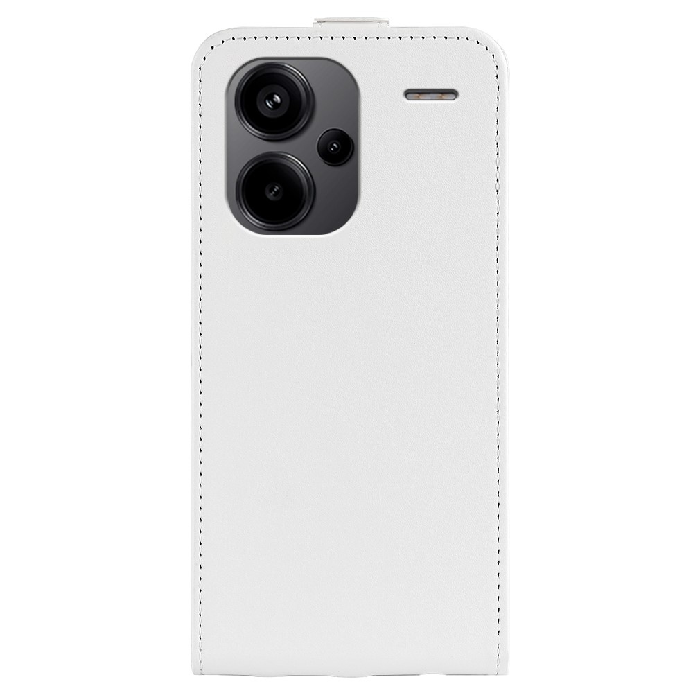 Függőleges flip tok Xiaomi Redmi Note 13 Pro+ 5G számára - fehér