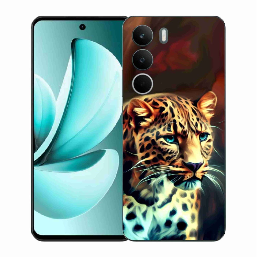 Gél borító mmCase a Realme C71 készülékhez - leopárd
