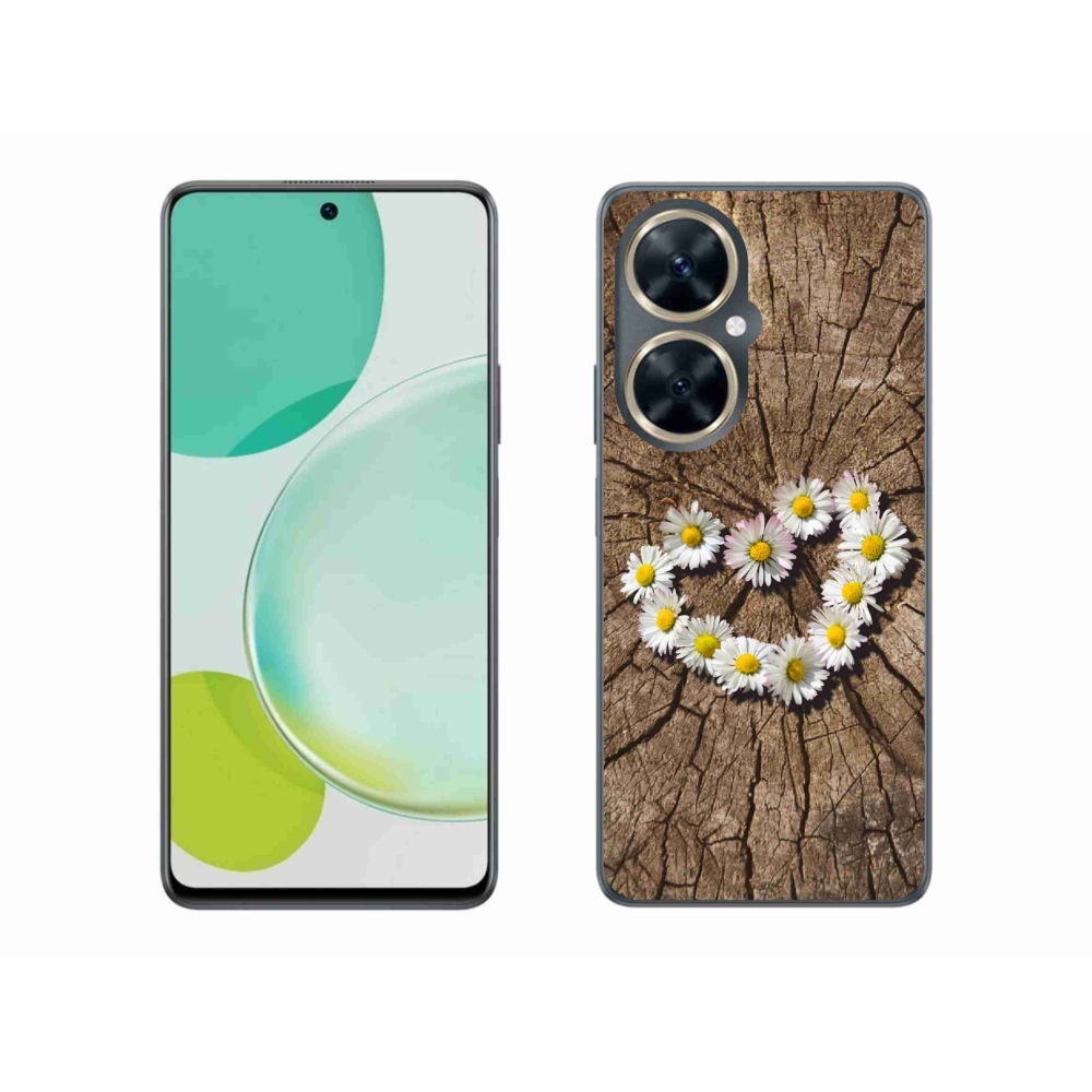 Gél borítás mmCase a Huawei Nova 11i készülékhez - százszorszépek szíve