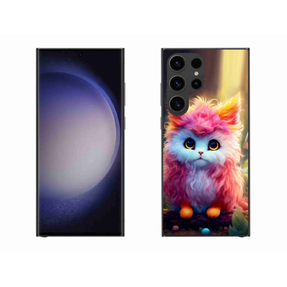 Gél borító mmCase Samsung Galaxy S23 Ultra 5G - aranyos cica 5