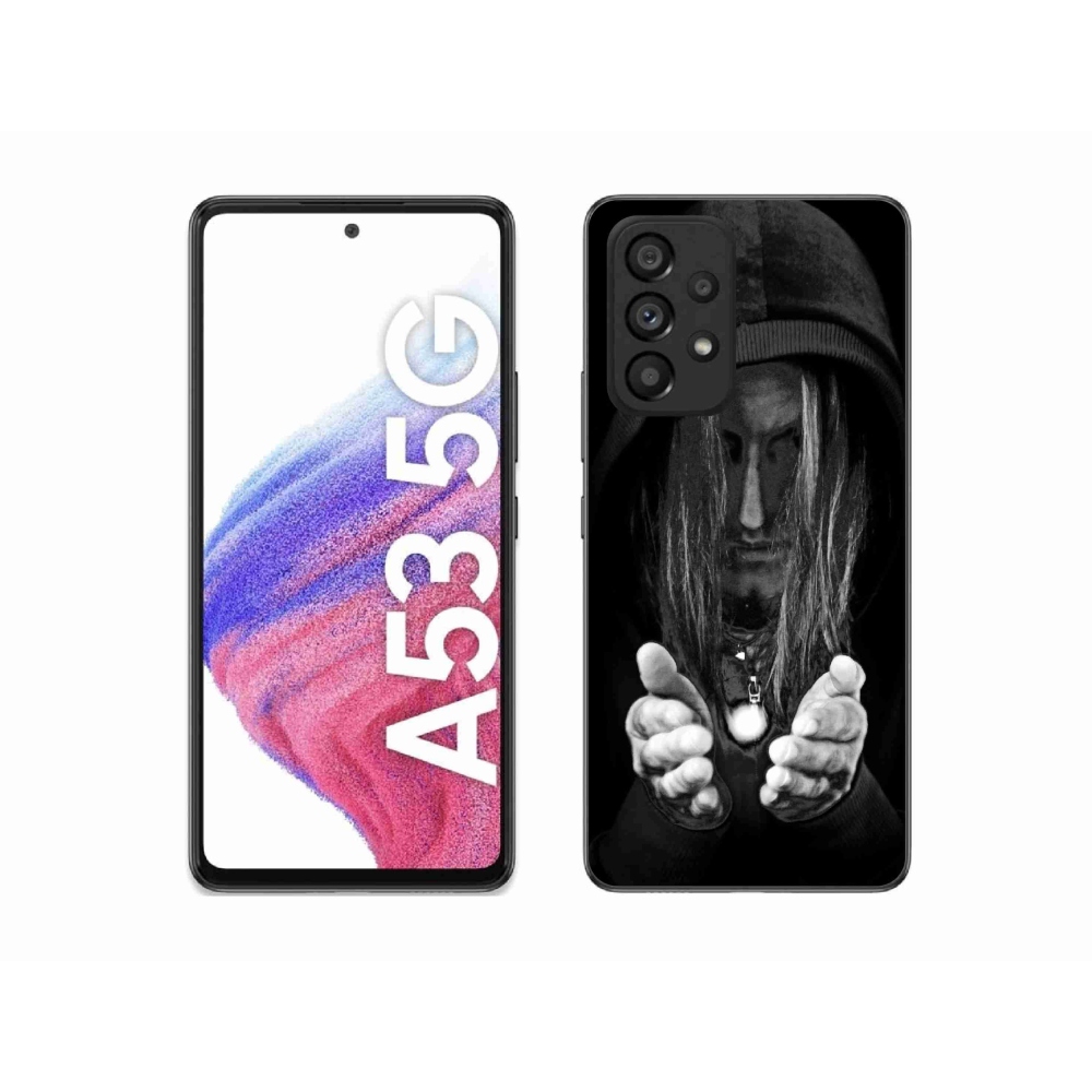 Gél borítás mmCase Samsung Galaxy A53 5G - titokzatos személyhez