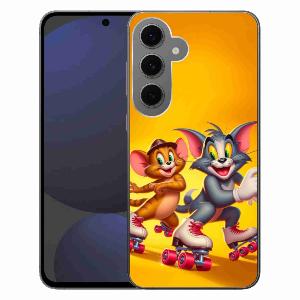 Zselés borítás mmCase Samsung Galaxy S24 FE készülékhez - tom and jerry