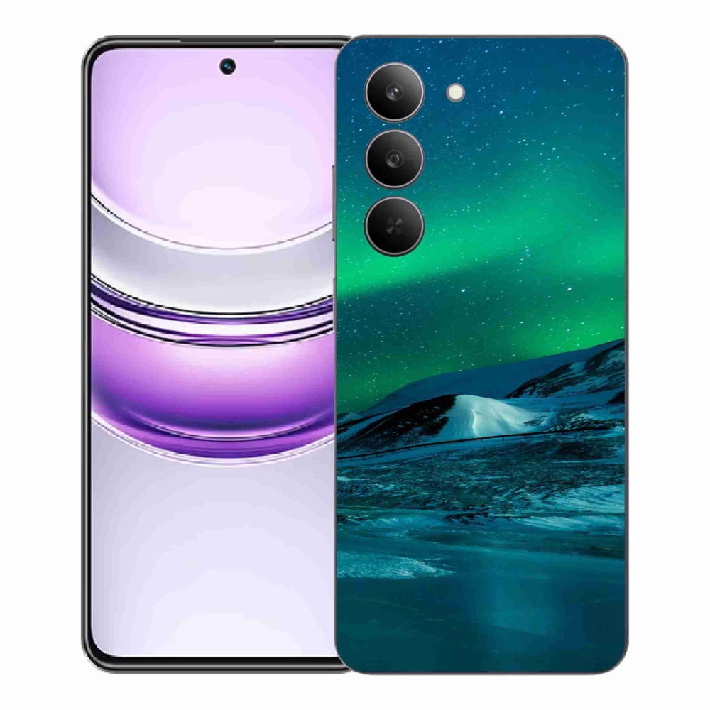 Gél borító mmCase a Realme 14x 5G készülékhez - sarki fény