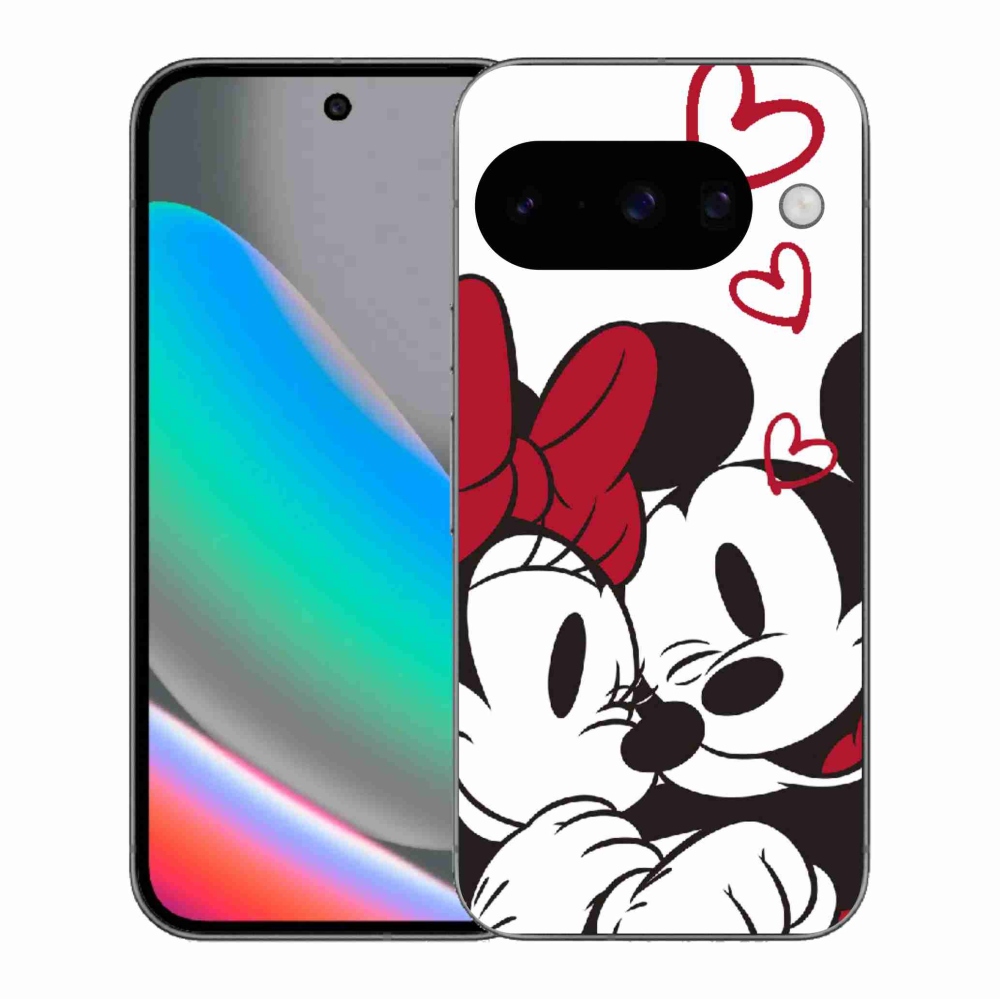 Zselés borítás mmCase a Google Pixel 10 készülékhez - minnie és mickey