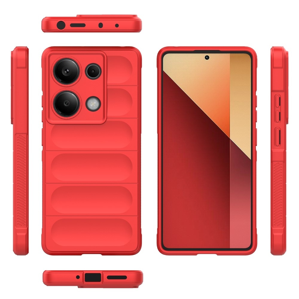 Rugg tartós zselés tok Xiaomi Redmi Note 13 Pro 4G/Poco M6 Pro - piros