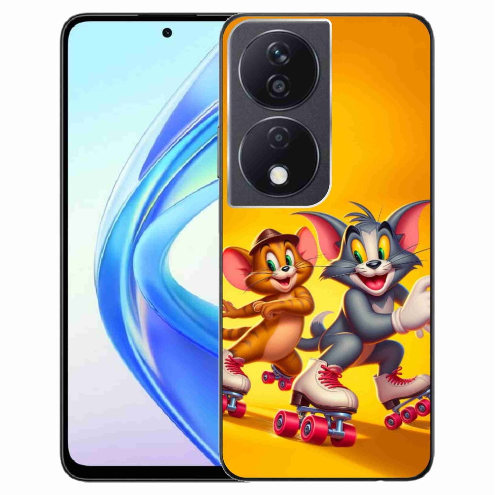 Zselés borítás mmCase a Honor X7b/Honor 90 Smart készülékhez - tom a jerry