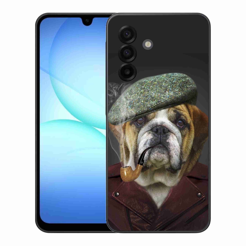 Gél borítás mmCase Samsung Galaxy A17 5G - kutya csővel