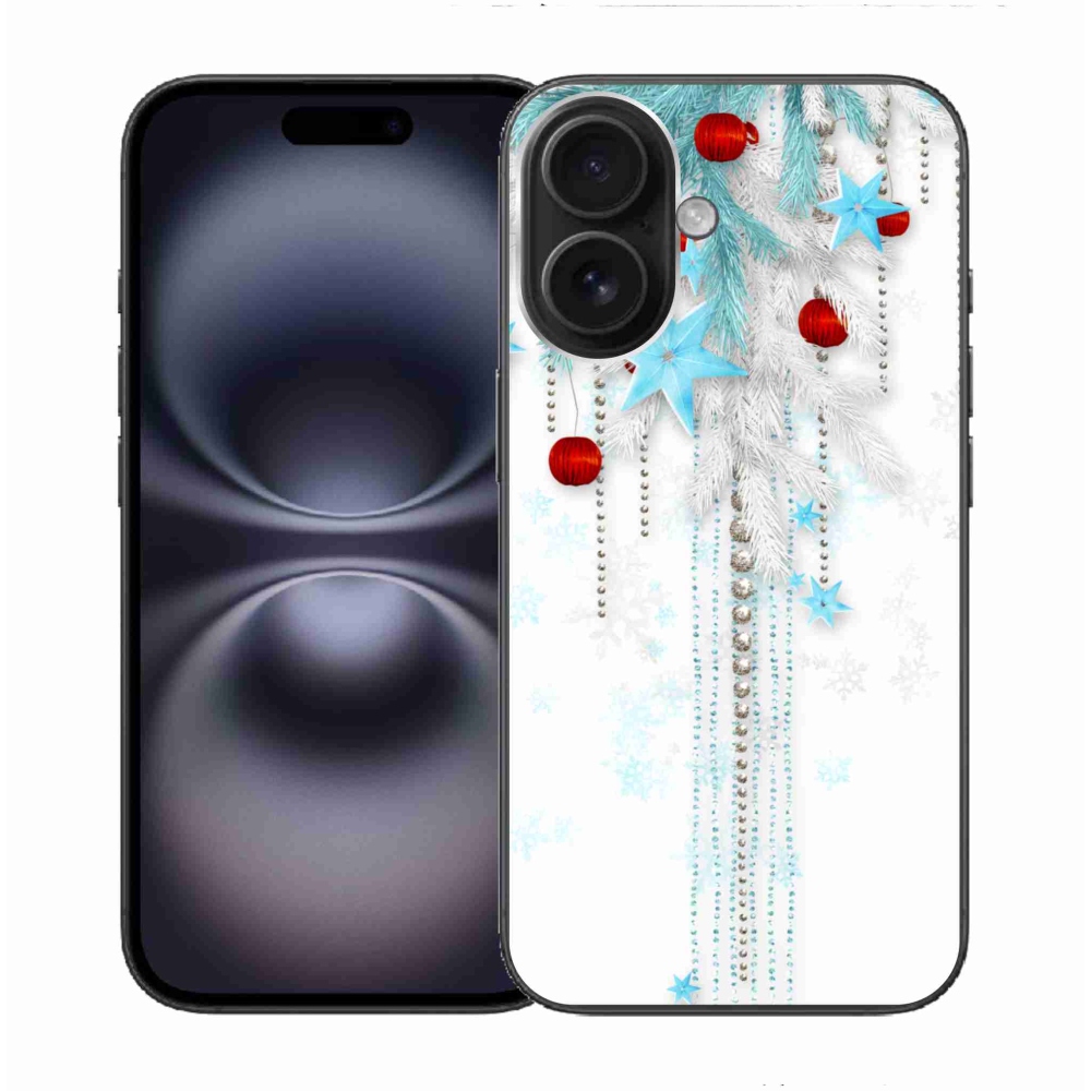 Gél borítás mmCase iPhone 16 készülékhez - karácsonyi díszek