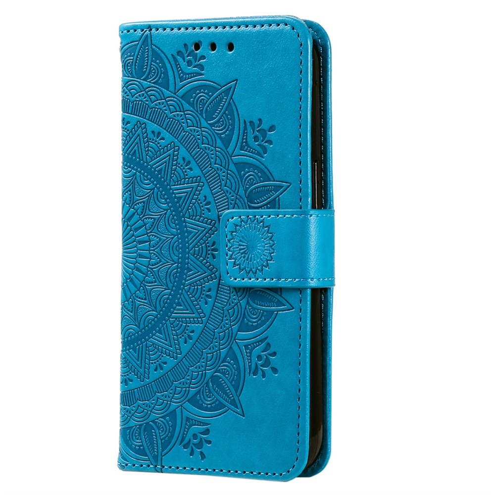 Mandala könyvtáska Samsung Galaxy A26 5G - kék
