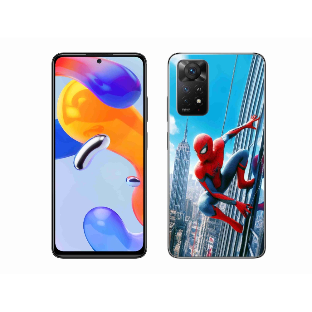 Gél borítás mmCase a Xiaomi Redmi Note 11 Pro 4G/5G számára - pókember