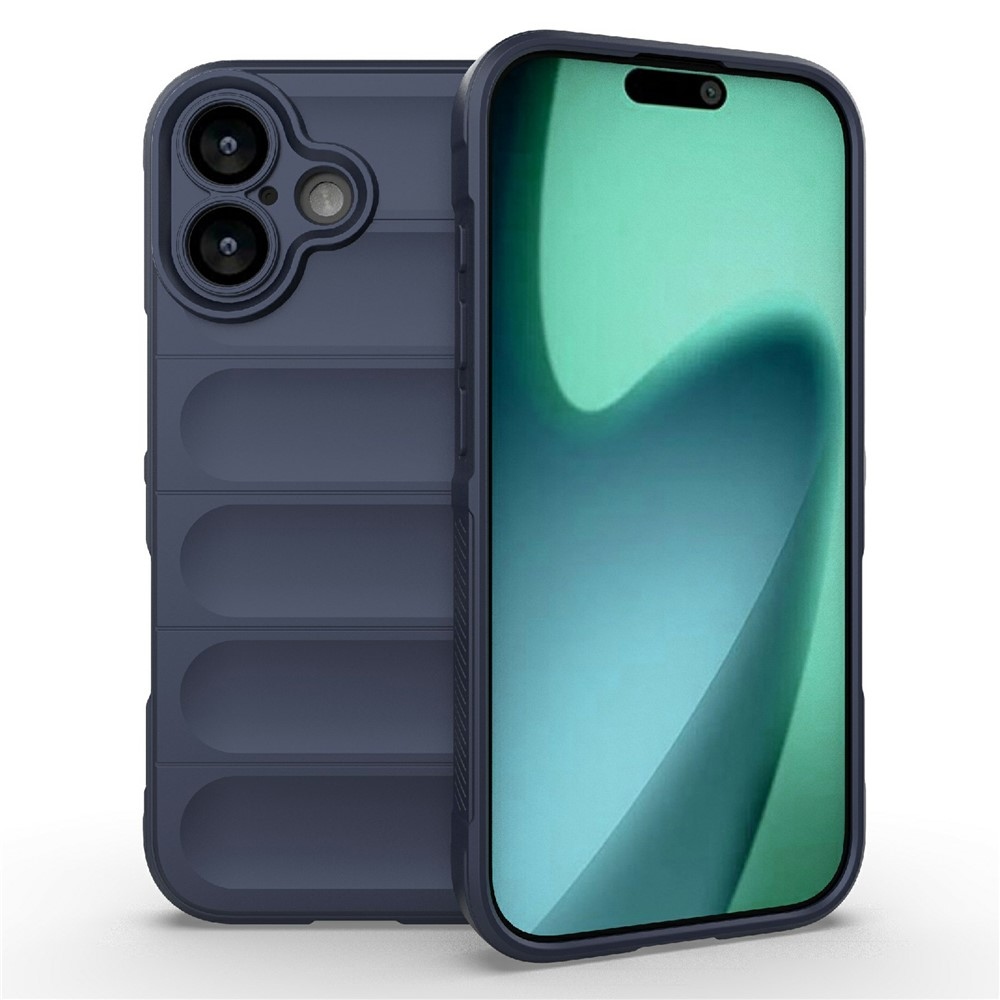 Rugg tartós zselés tok iPhone 17 készülékhez - sötétkék