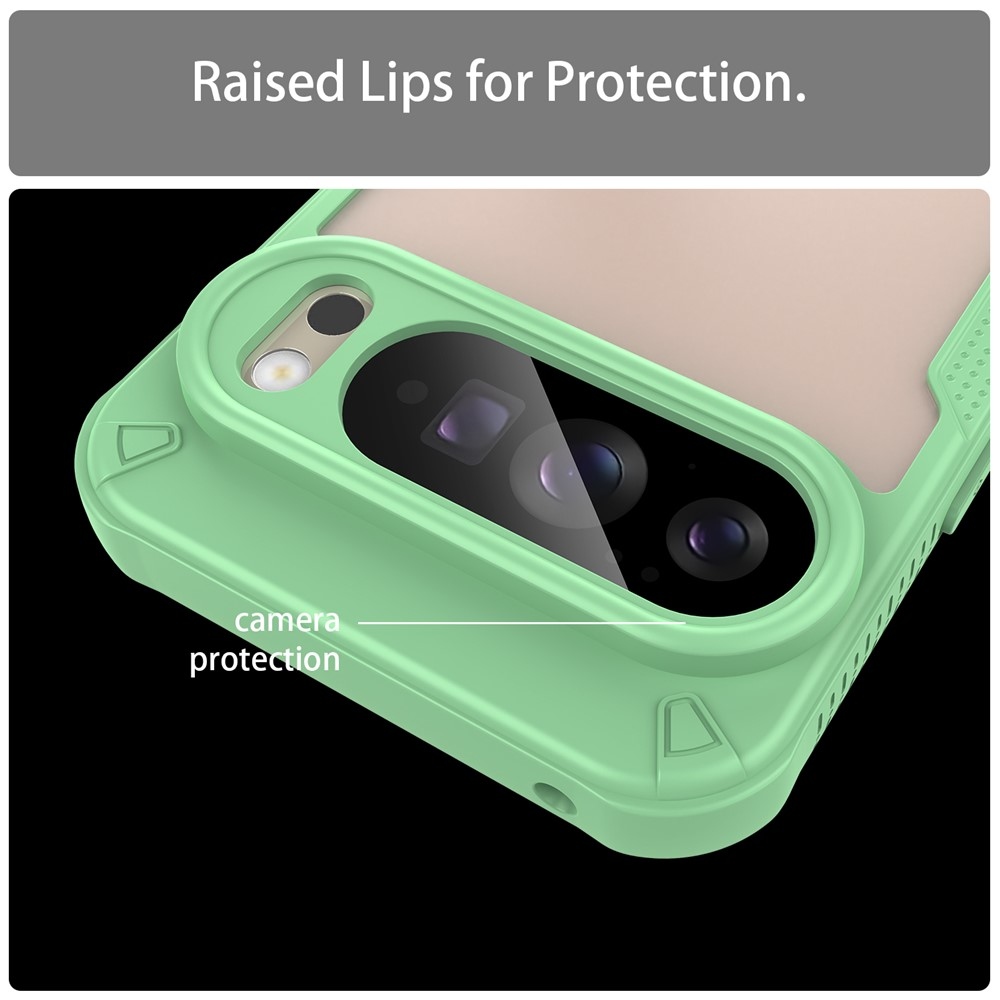 Fagyasztott tartós borítás a Google Pixel 10 Pro XL-hez - zöld