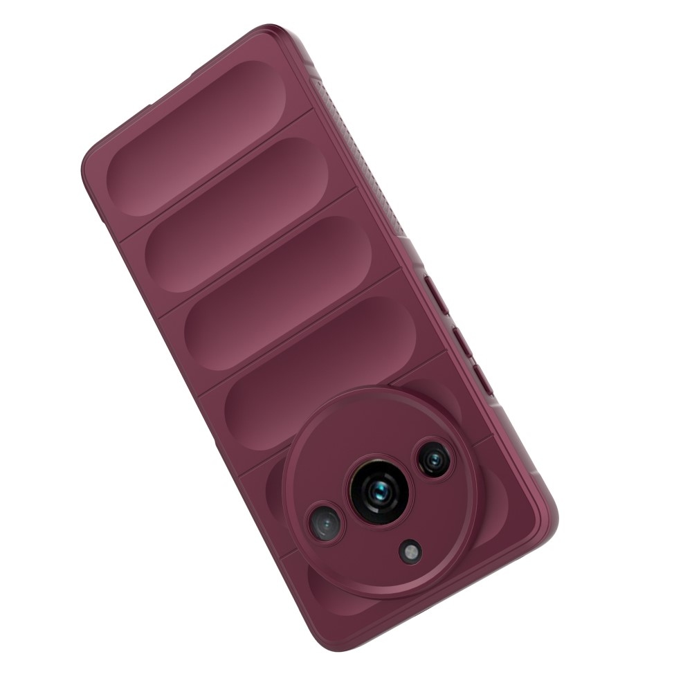 Ütésálló zselés tok a Realme 11 Pro 5G/11 Pro+ 5G készülékhez - bordó színű