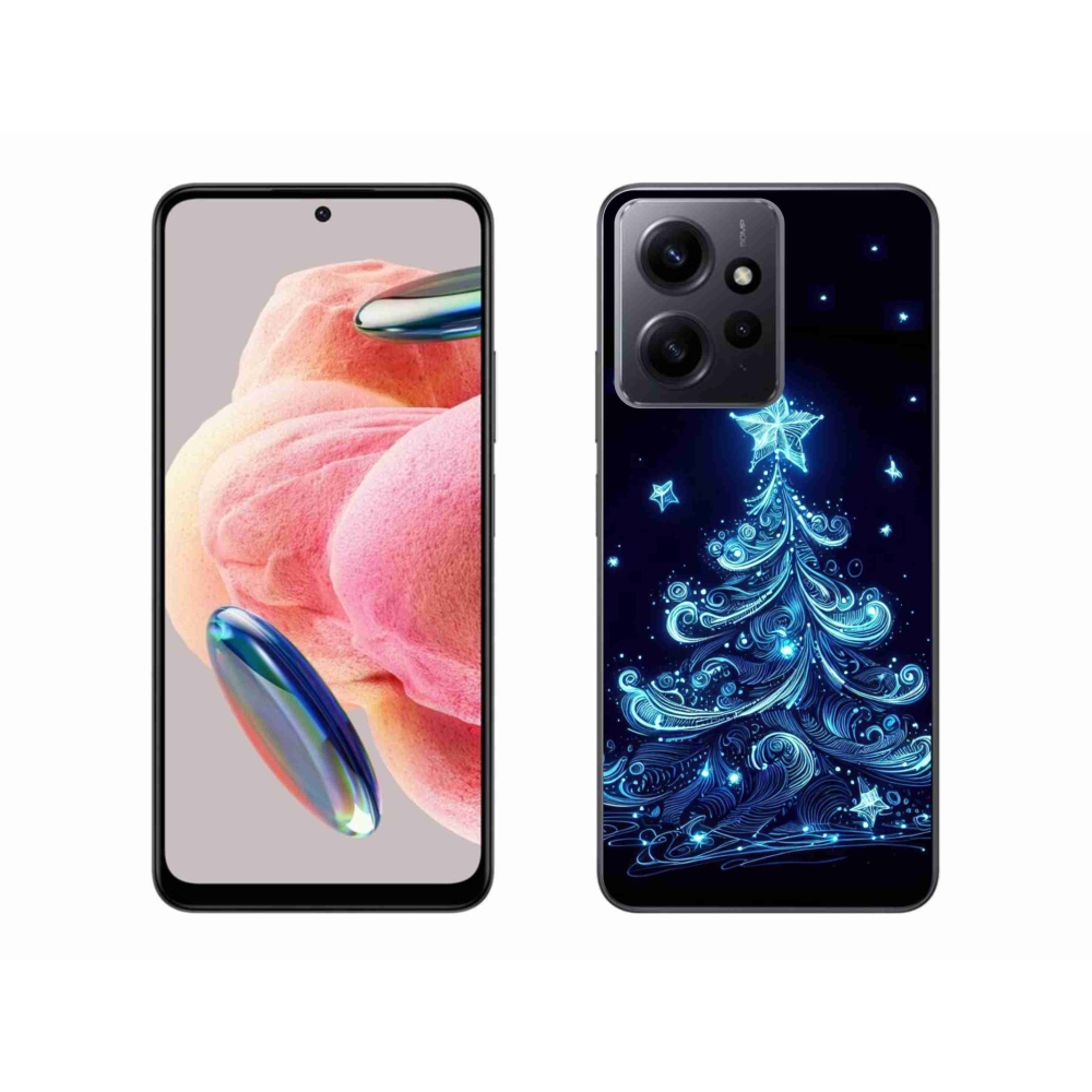 Gél borítás mmCase a Xiaomi Redmi Note 12 4G-hez - neon karácsonyfa 4