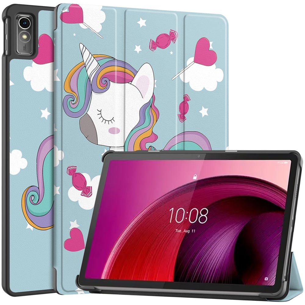 Nyomtatás intelligens záró tok Lenovo Tab M10 5G - egyszarvúhoz